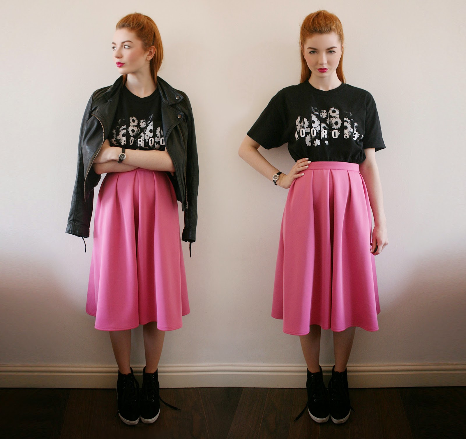 Outfit Of The Day | Primark Pink Midi Skirt