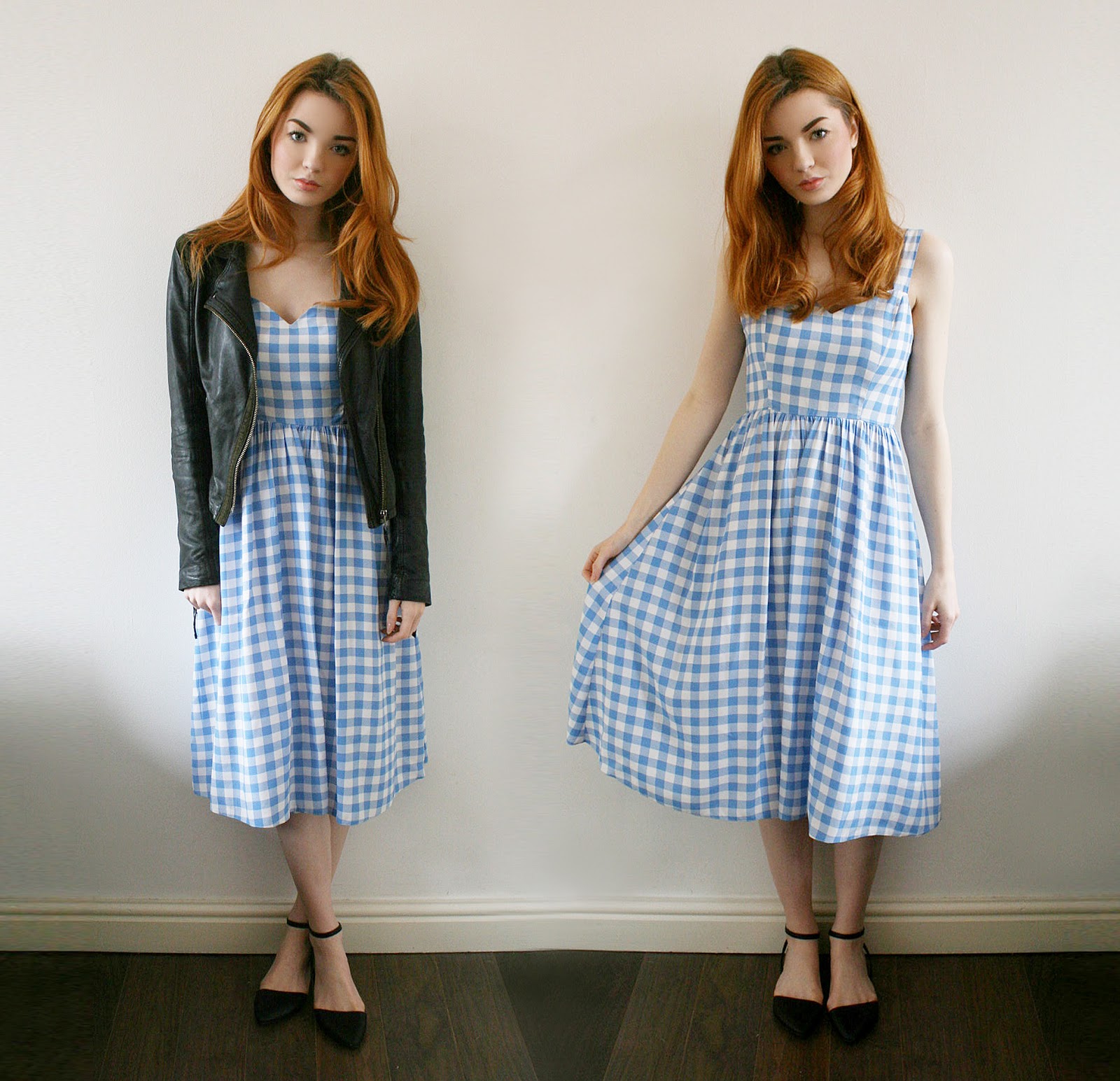 Outfit Of The Day | Blue Gingham Dress