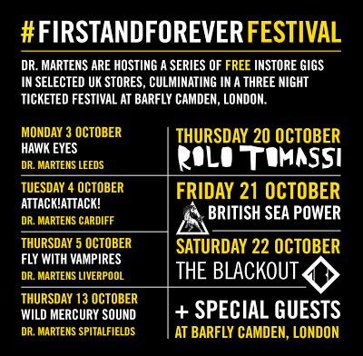 Dr. Martens #firstandforeverfestival: Win tickets!