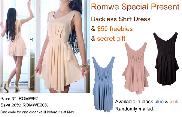 Romwe Shift Dress Giveaway! – CLOSED!