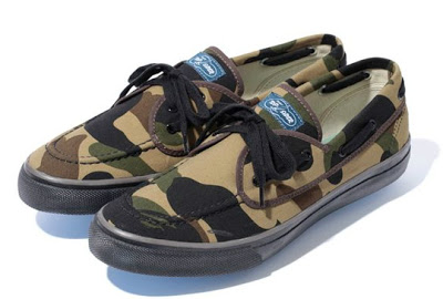 A Bathing Ape x Sperry Top-sider Seamate