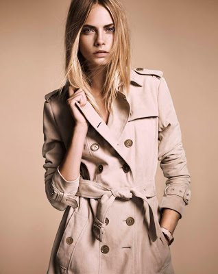 Burberry “Nude” Fall 2011 Collection: Cara Delevingne