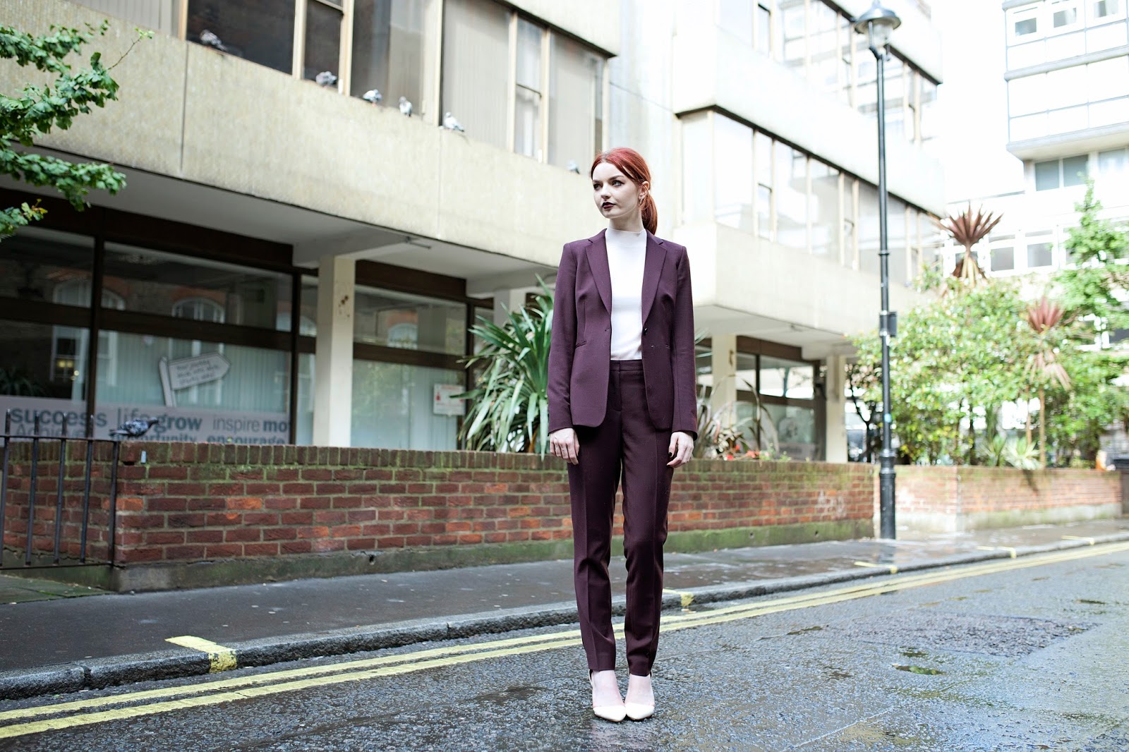 LFW Day 1: Berry Suit