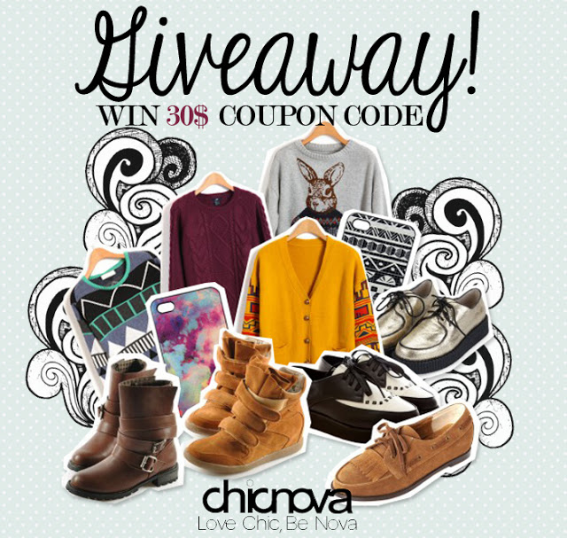 Giveaway: win $30 to spend at Chicnova