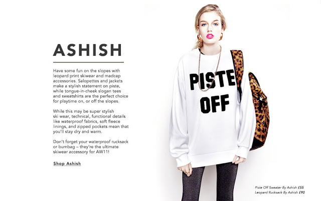 Ashish for Topshop: Skiwear