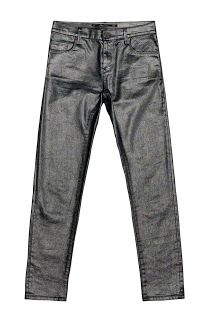 Metallic trousers