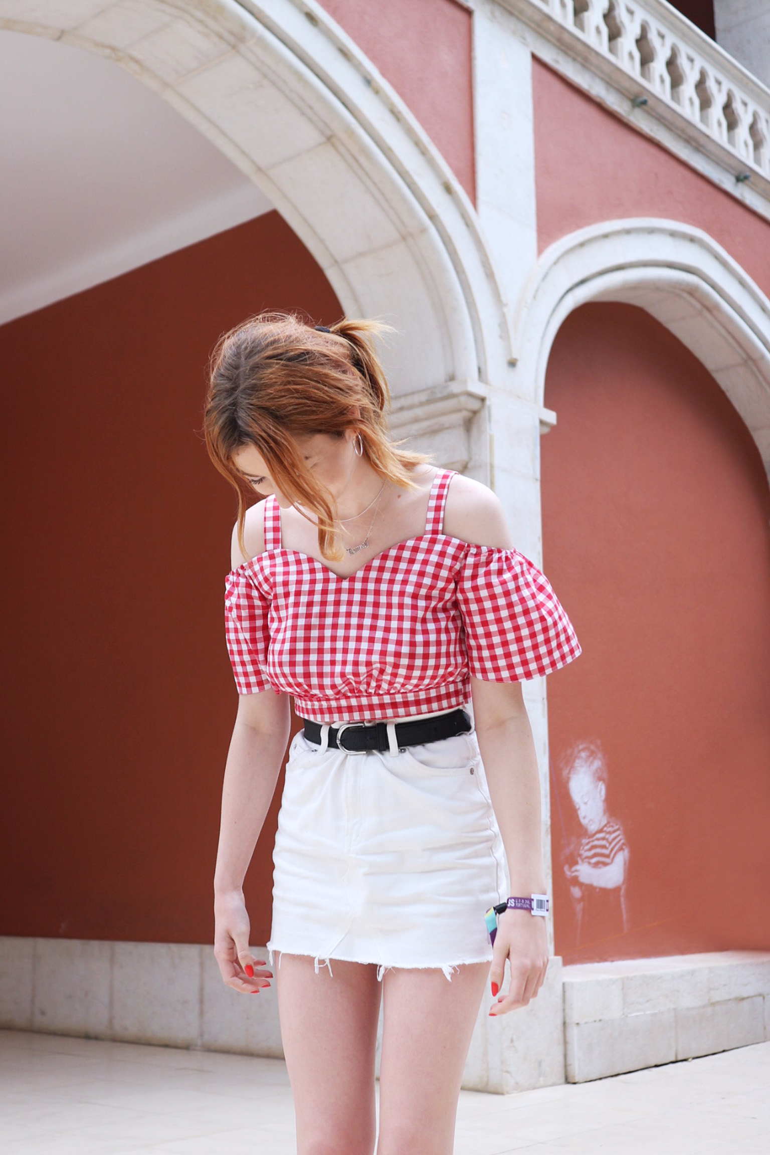 red-gingham-top