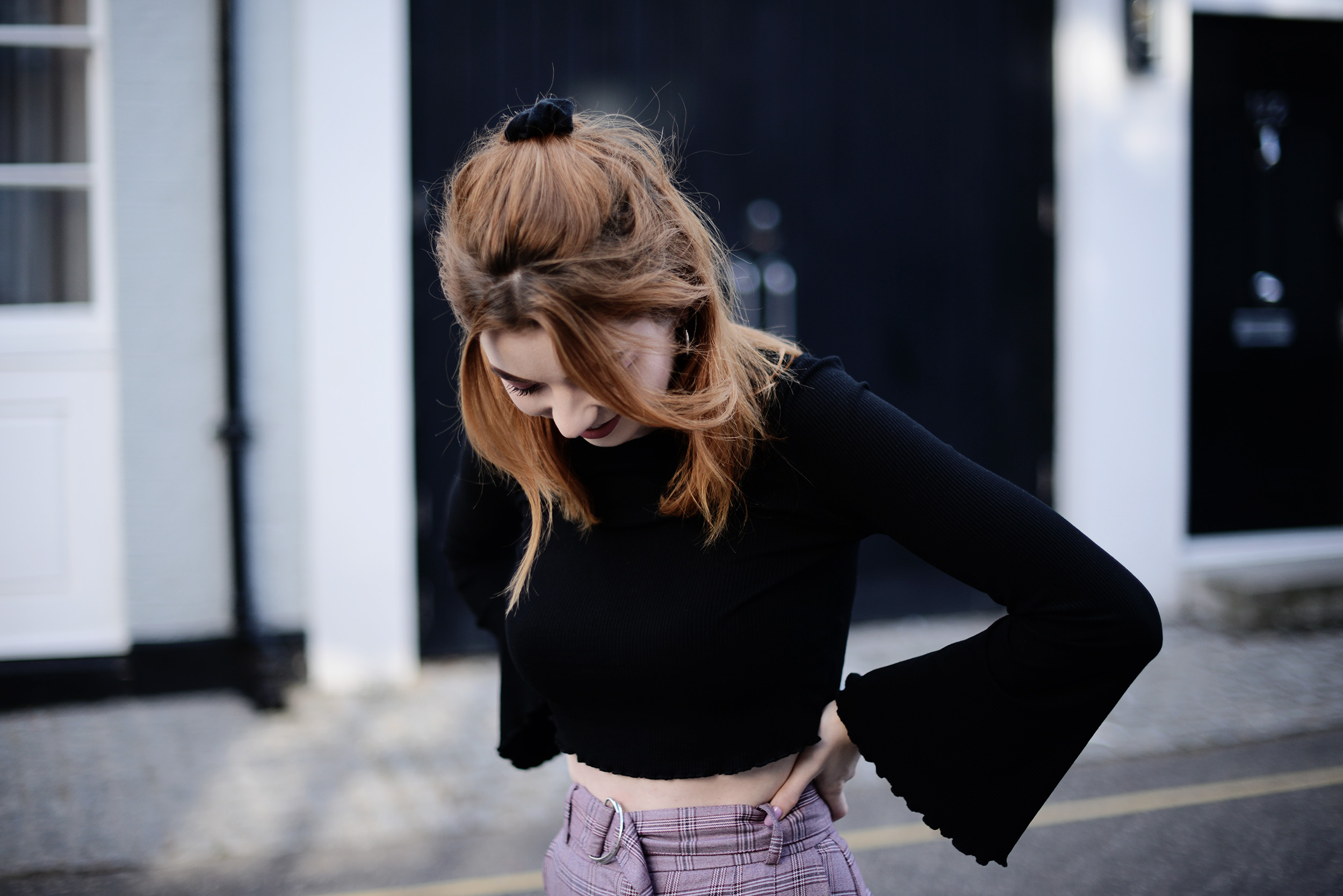 pink-check-wide-leg-trousers